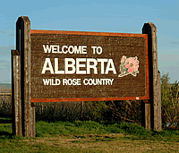 Alberta sign